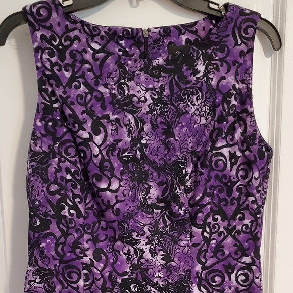 Beautiful Purple Abstract Dress - Picture 1 of 4